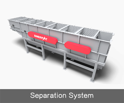 Separation sedimentation tank