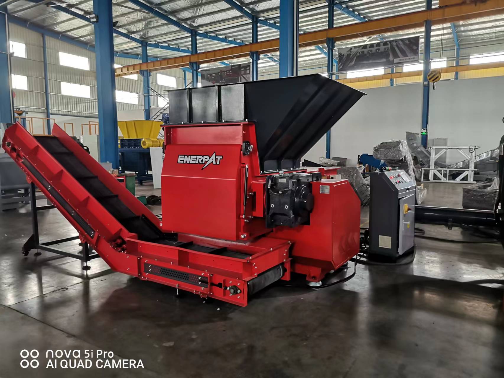 ENERPAT MSA-F1200 Single Shaft Shredder on the way to Australia