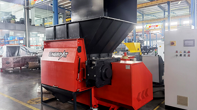 BASF with Enerpat shredder