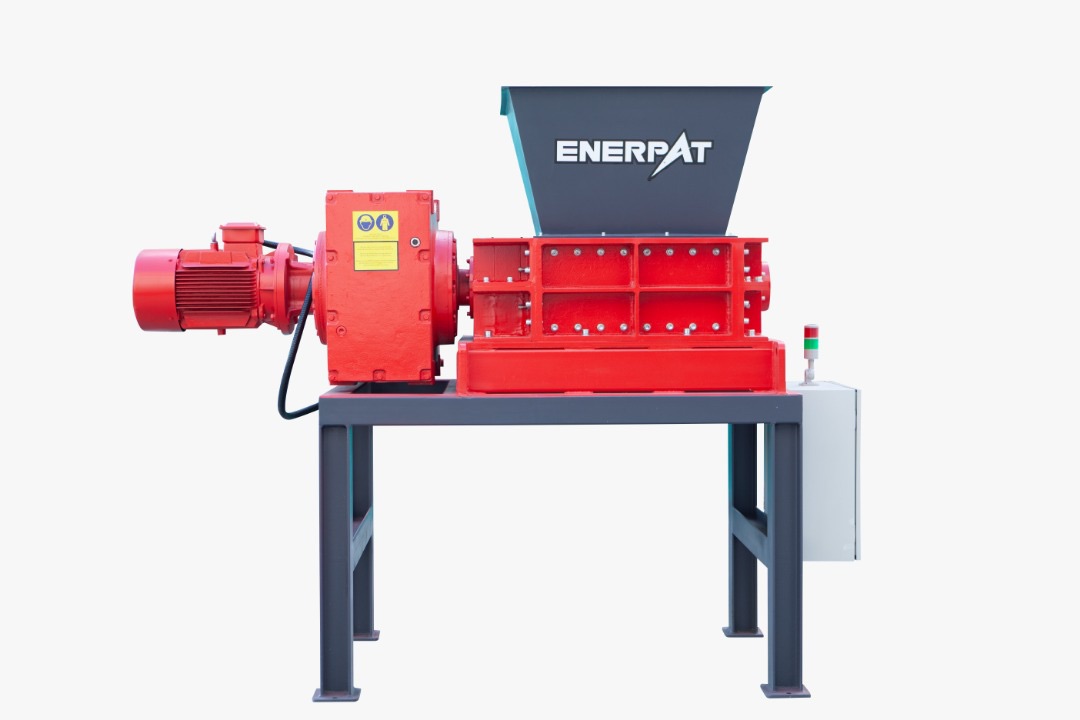 ENERPAT MSB-E500 Two Shafts Shredder to Saudi Arabia,used for shredding copper cables