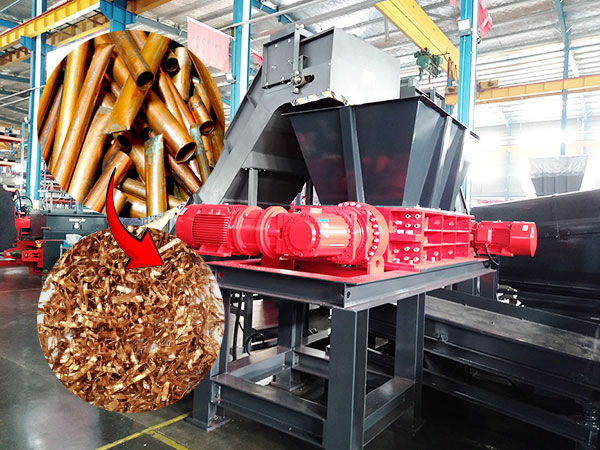 Metal Shredders for Copper Tubes