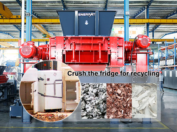 Industrial Shredder Metal for Waste Fridges