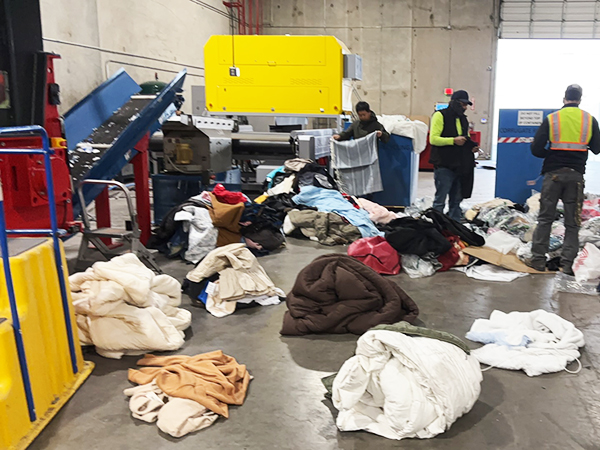 Las Vegas Nevada ENERPAT ES-A12024 AI Sorting Robot for Textile Installed